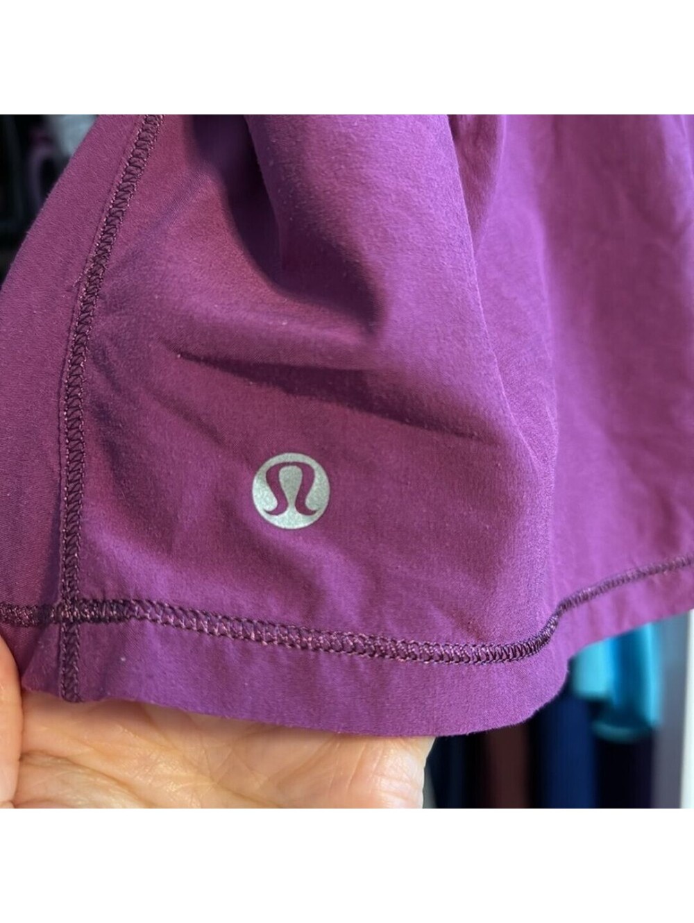 Lululemon Take Flight Skirt Tennis Skort Sz 10 Dewberry 1022 View 4